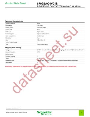 8702SAO4V01S datasheet  